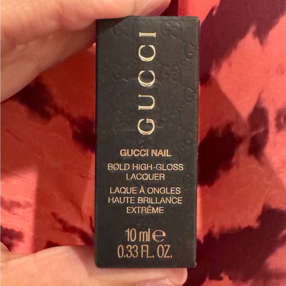 Gucci Nail Bold High Gloss Lacquer in Iconic Black